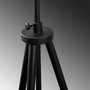 Opviq Tripod - 4052 Lámpara de pie Negro y Crema